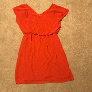 Orange sundress